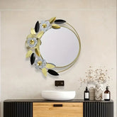 Elegant circular mirror